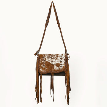 American Darling Crossbody Hair On Genuine Leather Western Women Bag Handbag Purse | for Cute